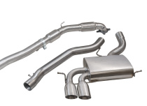 Audi S3 (8P) (3-dörrars) Quattro 06-12 Turboback-sportavgassystem (Med Sportkatalysator & Ej Ljuddämpat) Cobra Sport